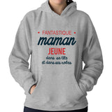 Sweat à capuche Maman Jeune - Planetee