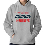 Sweat à capuche Maman Ingénieur - Planetee