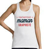 Débardeur Maman Graphiste - Planetee