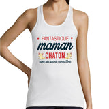 Débardeur Maman Chaton avec du Caractère - Planetee