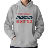 Sweat à capuche Maman Basketteuse - Planetee