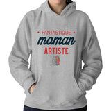 Sweat à capuche Maman Artiste - Planetee