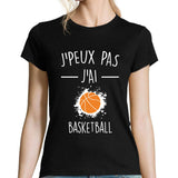 T-shirt Femme Je peux pas Basketball - Planetee