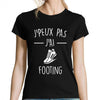 T-shirt Femme Je peux pas Footing - Planetee