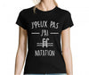 T-shirt Femme Je peux pas Natation - Planetee
