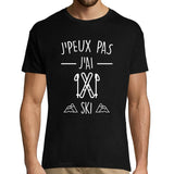 T-shirt Homme Je peux pas j'ai Ski - Planetee