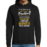 Sweat à capuche Graphiste Seigneur des Anneaux GOT - Planetee