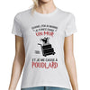T-shirt femme Mur Poudlard Express - Planetee