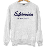 Sweat Infirmière De Mère en Fille - Planetee