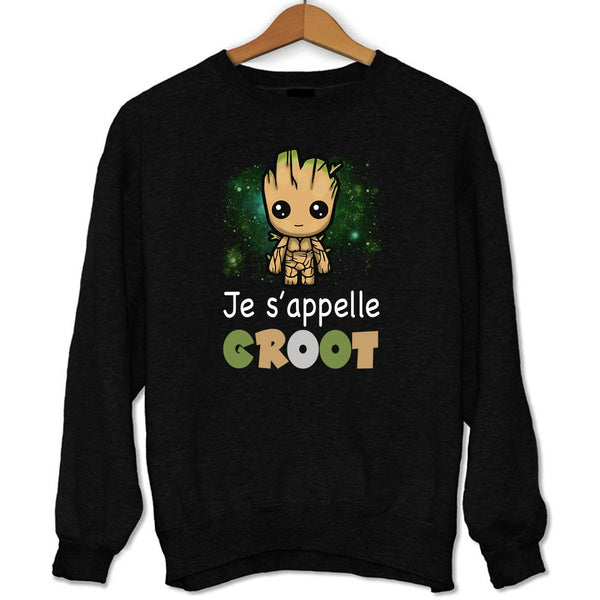 Sweat Je s'appelle Groot - Planetee