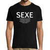 T-shirt homme Sexe - Planetee