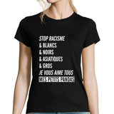 T-shirt femme Racisme Panda - Planetee