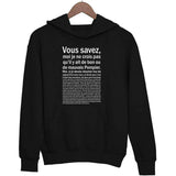 Sweat à capuche Pompier Bonne ou Mauvaise Situation - Planetee