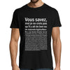 T-shirt homme Agriculteur Bonne ou Mauvaise Situation - Planetee