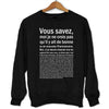 Sweat Pharmacienne Bonne ou mauvaise situation - Planetee