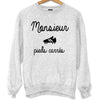 Sweat Monsieur Pieds carrés - Planetee