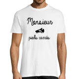 T-shirt homme Monsieur Pieds carrés - Planetee