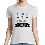 T-shirt femme J'en ai Pas mais Je m'en Bats Les Couilles - Planetee