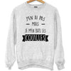 Sweat J'en ai Pas mais Je m'en Bats Les Couilles - Planetee