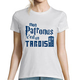 T-shirt femme Mon Patronus C'est Un Tardis - Planetee