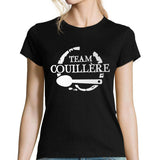 T-shirt femmeKaamelott Team Couillère Roi Burgonde - Planetee