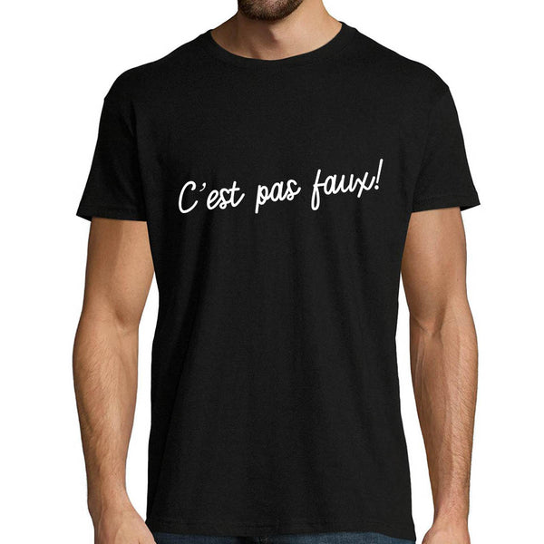 T-shirt homme C'est Pas Faux Citation Kaamelott - Planetee