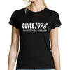 T-shirt femme Anniversaire Cuvée 1978 - Planetee