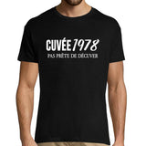 T-shirt homme Anniversaire Cuvée 1978 - Planetee