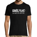 T-shirt homme Anniversaire Cuvée 1980 - Planetee