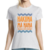 T-shirt Femme Le Roi Lion Hakuna Ma Nana - Planetee