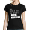 T-shirt Femme Mémoire de Fin d'études - Planetee