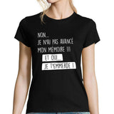 T-shirt Femme Mémoire de Fin d'études - Planetee