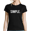 T-shirt Femme Orelsan Simple. | Référence Orelsan - Planetee