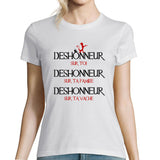 T-shirt Femme Mulan Mushu Déshonneur sur toi - Planetee