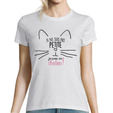 T-shirt Femme Petite Chaton - Planetee