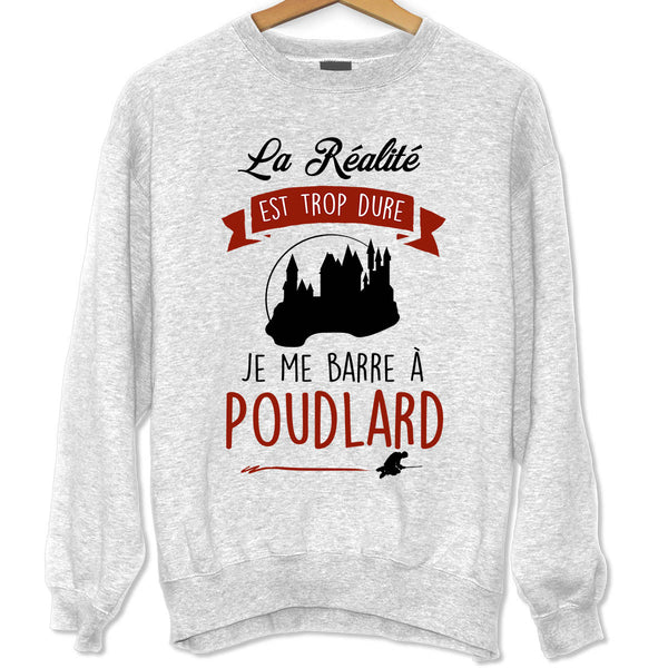 Harry Potter - Sweat Oversize Hedwig gris