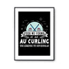 Affiche Curling Légende - Planetee