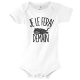 Body bébé Panthère noire - Planetee