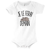 Body bébé Hippopotame - Planetee