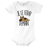 Body bébé Berger Allemand - Planetee