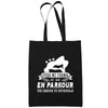 Sac Tote Bag Parkour Légende tu deviendras Noir - Planetee
