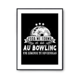 Affiche Boule de Bowling Légende - Planetee