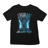 T-shirt enfant J'peux pas J'ai Heavy Metal noir - Planetee