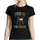 T-shirt femme J'peux pas J'ai Ramadan noir - Planetee