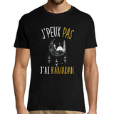 T-shirt homme J'peux pas J'ai Ramadan noir - Planetee