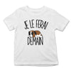 T-shirt Enfant Saint Bernard | Je le ferai Demain | Bodies Collection Animaux Humour Mignon - Planetee