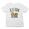 T-shirt Enfant Girafe | Je le ferai Demain | Bodies Collection Animaux Humour Mignon - Planetee