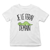 T-shirt Enfant Diplodocus | Je le ferai Demain | Bodies Collection Animaux Humour Mignon - Planetee