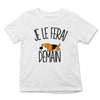 T-shirt Enfant Beagle | Je le ferai Demain | Bodies Collection Animaux Humour Mignon - Planetee