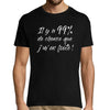 T-shirt Homme Sondage - Planetee